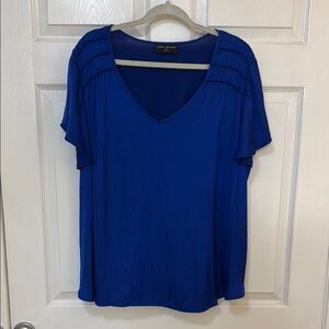 Lane Bryant Royal Blue Blouse